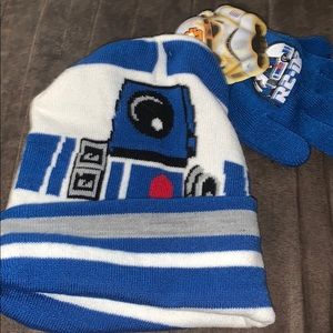 Star Wars R2-D2 Kids Hat and gloves set